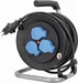 Elbro Kabelrolle 25 m 3x T13, IP55, Schwarz