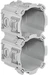 Weibel Einlasskasten HSB NIS Kombi Gr. 2x1