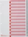 Kolma Register A4 strong 1-12 12-teilig grau