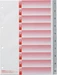 Kolma Register A4 strong 1-10 10-teilig grau