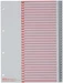 Kolma Register A4 strong 1-31 31-teilig grau