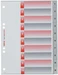 Kolma Register A5 hoch superstrong 1-10 10-teilig grau