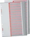 Kolma Register A4 superstrong 1-52 52-teilig grau