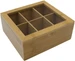 Stronghold Teebeutel-Box Bambus