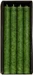Schulthess Kerzen Stabkerze 24 x 2.2 cm 4 Stück, Olive