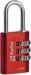Rieffel Alu-Zahlenschloss 22/20 ROT SB