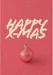 Weihnachtskarte Graspapier - Text, 12.2 x 17.5 cm