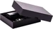 Brieger Versandkarton Ligne Noire 214 x 151 x 45 mm, Schwarz