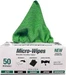 Webstar Micro-Wipes Micro- fasertücher Box grün 24x24cm