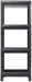 Toomax Einrichtung acc. 4tier Regal linda SCHWARZ