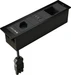 IB Connect CUBOBOX Steckdosen. schwarz S 3-fach 1x Typ 13 1x USB-A/C 1x Leer
