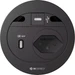 IB Connect DIVUS Steckdoseneinheit sw 1x Typ 13 1x USB-C 60W 1x USB-C Data