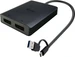 i-tec USB-A/USB-C Dual 4K DP Video Adapter 2x 4K DP Display Adapter mit DisplayLink Chip 6950