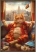 Wallxpert Bild Katze 50 x 70 cm