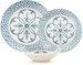 Hermia Geschirr-Set Blau/Weiss