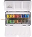 Rembrandt Aquarellfarbe Water colour box 12 Näpfchen, Mehrfarbig