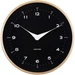 Karlsson Wanduhr Osado Dome 30 cm, Schwarz