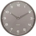 Karlsson Wanduhr Orgullo Ø 40 cm, Dunkelgrau, Form: Rund