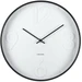 Karlsson Wanduhr Ayuno Ø 40 cm, Schwarz, Form: Rund