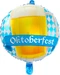 Folat Folienballon Masskrug 43 cm, Mehrfarbig
