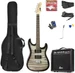 Max E-Gitarre GigKit Quilted Style Schwarz
