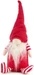 Chalet Weihnachtsfigur Gnom 9 cm, Textil, Rot