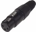 Bemero XLR-Stecker BC1001BK-F