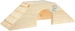 Heimtierbedarf Resch Haus Pyramide für Meerschweinchen 50x15x13cm