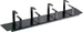 Wirewin Kabelführungspanel KFP-4RING METAL 2U 19" Rack, Schwarz