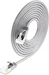 SLIM Slimpatchkabel RJ-45, Cat 6A, U/FTP, 1 m, Grau, 90-Pack