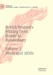 British Women's Writing from Brontë to Bloomsbury, Volume 1