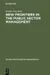 New Frontiers in the Public Sector Management