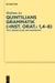 Quintilians Grammatik ("Inst. orat." 1,4-8)