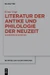 Literatur der Antike und Philologie der Neuzeit