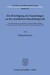 Die Beteiligung des Bundestages an der staatlichen Haushaltsgewalt.