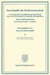 Encyclopädie der Rechtswissenschaft