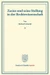 Zasius und seine Stellung in der Rechtswissenschaft.