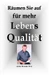 Räumen Sie auf für mehr Lebensqualität