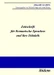 Zeitschrift für Romanische Sprachen und ihre Didaktik. Heft 1.2