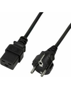 LogiLink Power Cord CEE 7/7-IEC C19 black 1.80m Image 1