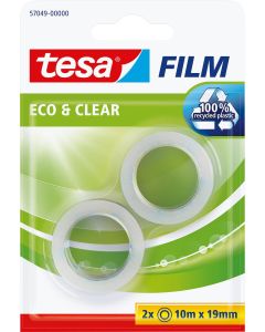 tesa 2x tesafilm ECO & CLEAR, lösungsmittelfrei und alterungsbeständig Image 1