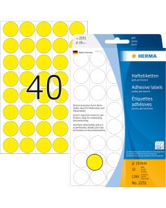 Herma Haftetiketten permanent Image 1