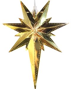 Star Trading LED-Stern Betlehem 35 cm, Metall, Messing Image 1