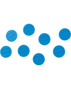 Nobo Haftmagnet Ø 2 cm 8 Stück, Blau Image 1