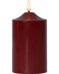 Star Trading LED-Kerze FLAMME 7.5 cm x 15 cm, Dunkelrot Image 1