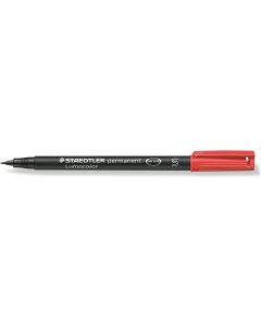 Staedtler 10 STAEDTLER Lumocolor Folienstifte rot 0,4 mm permanent Image 1