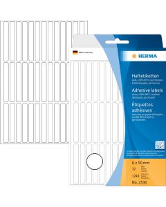 Herma Haftetiketten, Gummierung stark haftend weiss Image 1