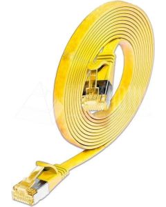 Wirewin Slim Wirewin Patchkabel: U/FTP, 1.5m, gelb (U/FTP, CAT6a, 1.50 m) Image 1