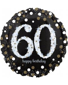 Amscan Ballon 60 Jahre "Alles Gute zum Geburtstag". Image 1
