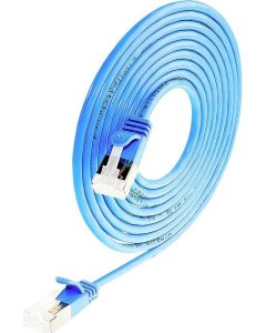 SLIM Slimpatchkabel Cat 6A, U/FTP, 1m, Blau Image 1
